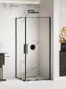 NEW TRENDY Kabina prysznicowa przesuwna SMART BLACK 80x120x200 EXK-4163
